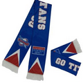 Double Full Size Printed Fans Woven Sport Scarf